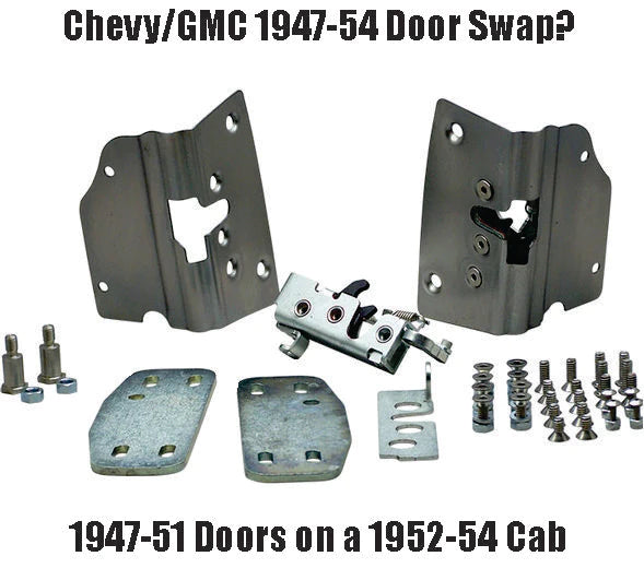 Door Swap 1947 - 1951 Doors On 1952 - 1954 Cab - Altman Easy Latches