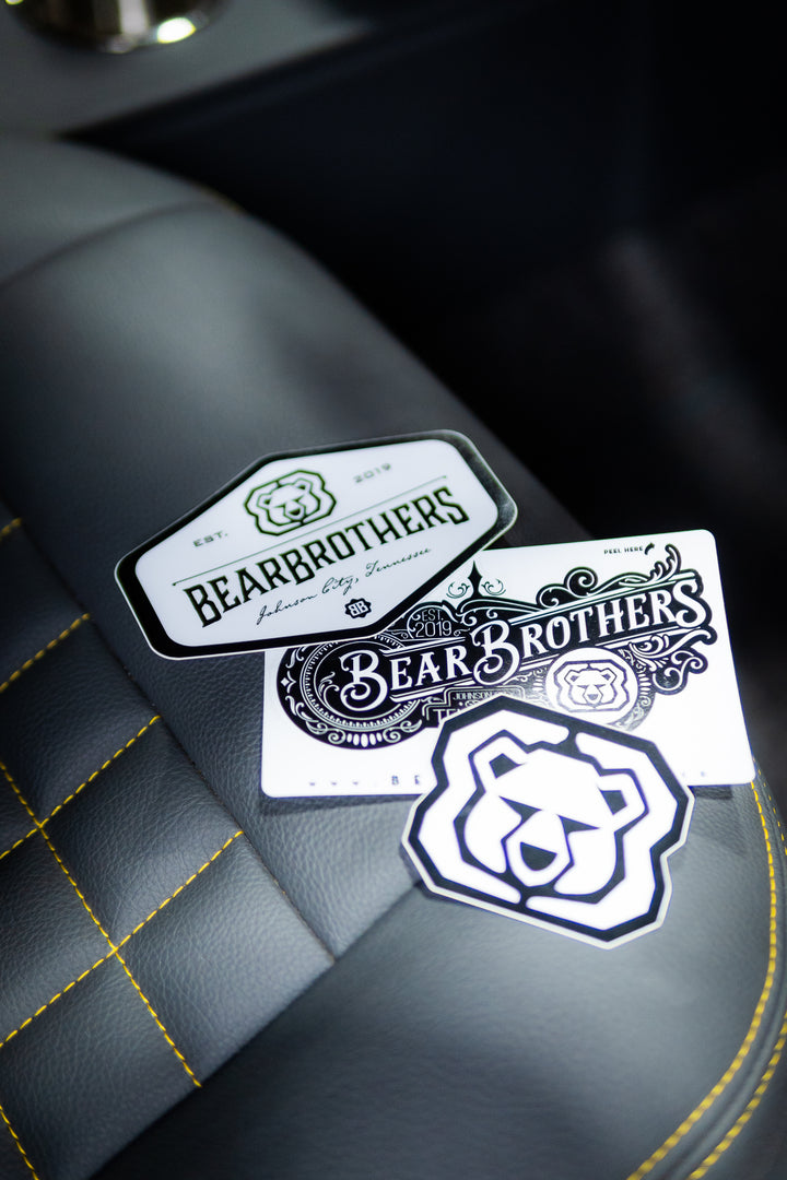 Bear Brothers 3 Pack of Stickers