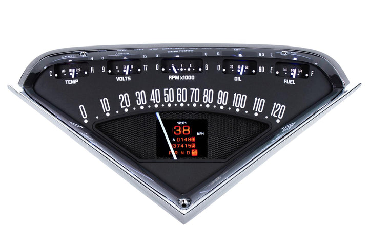 1955-1959 RTX Chevy gauge with bezel.