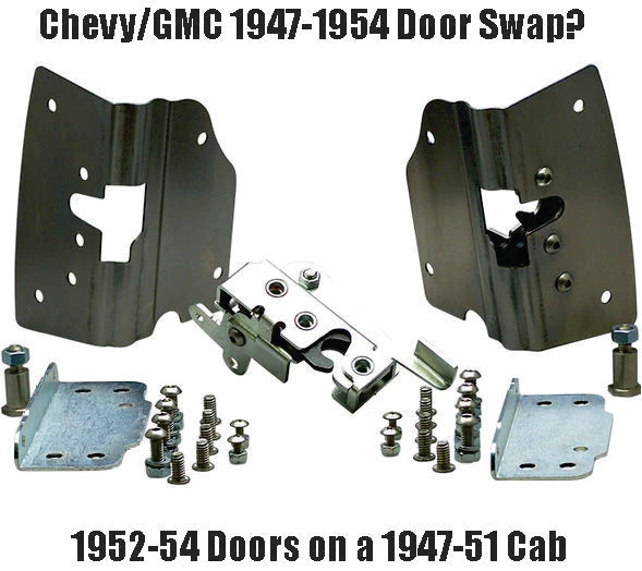 Door Swap 1952 - 1954 Doors On A 1947 - 1951 Cab
