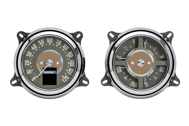 1947 - 1953 RTX Chevy gauges power off.