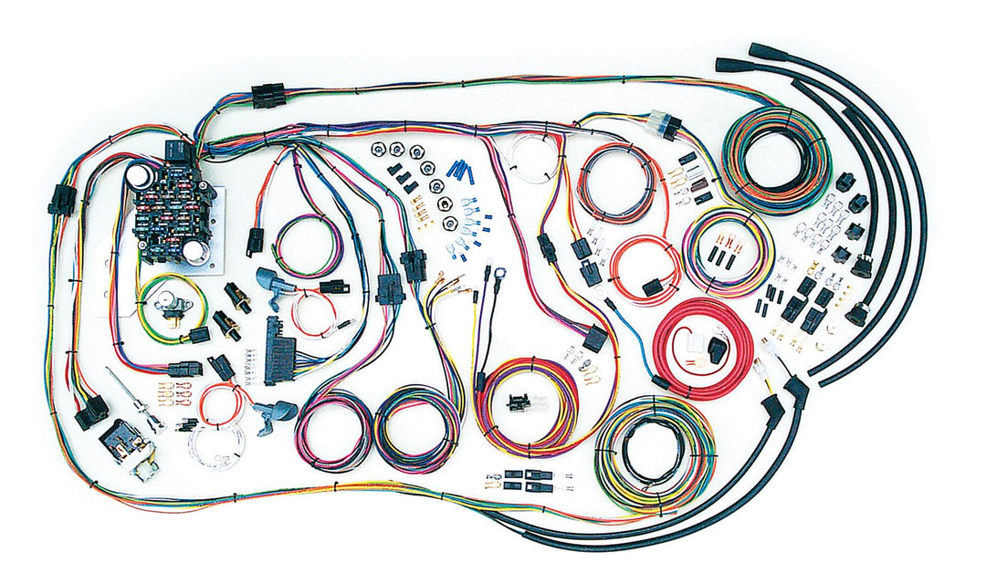 1955-1959 complete wire kit layout.