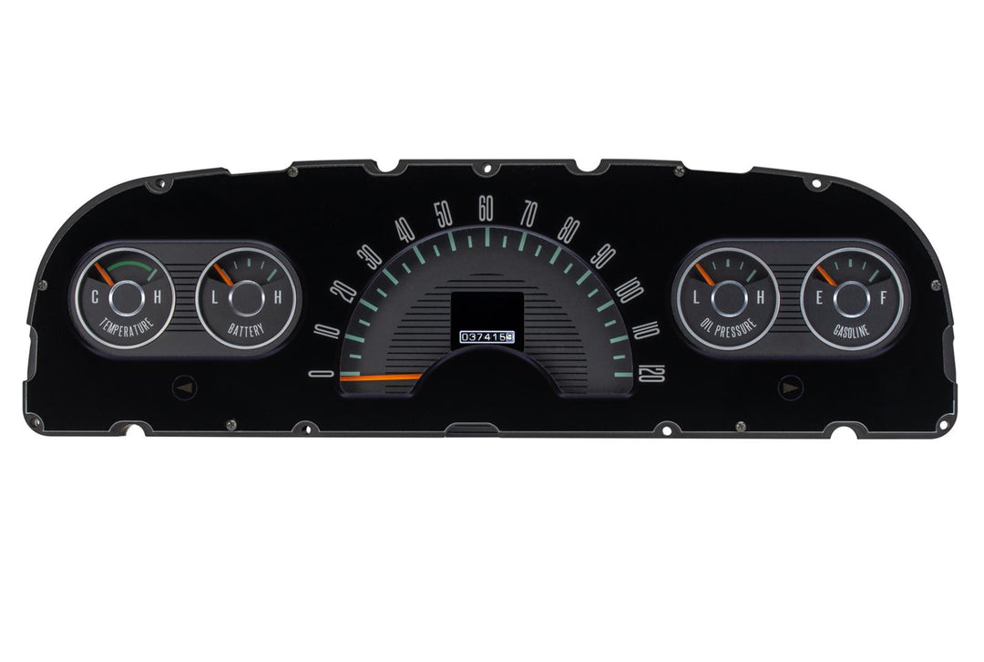 1960-1963 RTX Chevy gauges power off